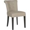 Safavieh Mercer Collection Carol Charcoal Linen Ring Dining Chair(Taupe)