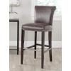 Safavieh Mercer Collection Seth Black Leather 25.9-inch Bar Stool(Black)
