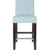 Safavieh Mercer Collection Thompson Cream Leather 25.8-inch Counter Stool(Blue)