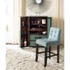Safavieh Mercer Collection Thompson Cream Leather 25.8-inch Counter Stool(Blue)