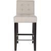 Safavieh Mercer Collection Thompson Cream Leather 25.8-inch Counter Stool(Taupe)