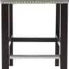 Safavieh Mercer Collection Thompson Cream Leather 25.8-inch Counter Stool(grey)
