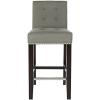 Safavieh Mercer Collection Thompson Cream Leather 25.8-inch Counter Stool(grey)