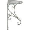 Safavieh Outdoor Collection Annalise Antique White Accent Table(Antique Dark Green)