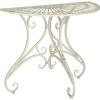 Safavieh Outdoor Collection Annalise Antique White Accent Table(Antique White)