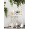 Safavieh Outdoor Collection Annalise Antique White Accent Table(Antique White)