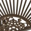 Safavieh Outdoor Collection Annalise Antique White Accent Table(Rustic Brown)