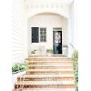 Safavieh Outdoor Collection Brielle Victorian Antique Blue Bench(Antique White)
