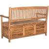 Safavieh Outdoor Collection Brisbane Grey Storage Bench(Natural)
