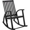 Safavieh Outdoor Collection Clayton Look Rocking Chair(Black)