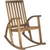 Safavieh Outdoor Collection Clayton Look Rocking Chair(Teak)