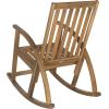 Safavieh Outdoor Collection Clayton Look Rocking Chair(Teak)