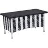 Safavieh Outdoor Collection Figueroa Black and White 4-Piece Patio Set(Black / White)