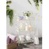 Safavieh Outdoor Collection Noreen Antique White 3 Tier Shelf(Antique White)