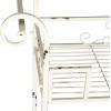 Safavieh Outdoor Collection Noreen Antique White 3 Tier Shelf(Antique White)
