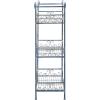 Safavieh Outdoor Collection Noreen Antique White 3 Tier Shelf(Mossy Blue)