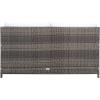 Safavieh Outdoor Collection PAT7500 Daybed, Black/Light Grey(Grey Brown/White)