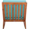 Safavieh Outdoor Collection Vernon Rocking Chair(Natural / Aqua)