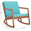 Safavieh Outdoor Collection Vernon Rocking Chair(Natural / Aqua)