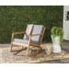 Safavieh Outdoor Collection Vernon Rocking Chair(Natural / Grey)
