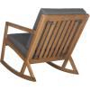Safavieh Outdoor Collection Vernon Rocking Chair(Natural / Grey)