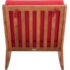 Safavieh Outdoor Collection Vernon Rocking Chair(Natural / Red)