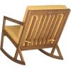 Safavieh Outdoor Collection Vernon Rocking Chair(Natural / Yellow)