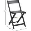 Safavieh Outdoor Living Collection Arvin 5-Piece Dining Set(Black)