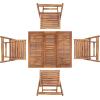 Safavieh Outdoor Living Collection Arvin 5-Piece Dining Set(Natural)