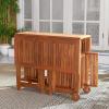 Safavieh Outdoor Living Collection Arvin 5-Piece Dining Set(Natural)