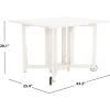 Safavieh Outdoor Living Collection Arvin 5-Piece Dining Set(White)