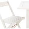 Safavieh Outdoor Living Collection Arvin 5-Piece Dining Set(White)
