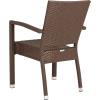 Safavieh Outdoor Living Collection Kelda Wicker Arm Chairs(Brown)