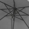 Safavieh Outdoor Venice 11-Foot Round Crank UV Protected Umbrella(Gray)