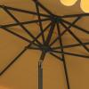 Safavieh Outdoor Venice 11-Foot Round Crank UV Protected Umbrella(Yellow)