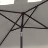 Safavieh Outdoor Zimmerman White 7’6″ Square Market UV Protected Umbrella(White)