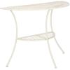 Safavieh PAT5027A Outdoor Collection Genson Pearl White End Table(Pearl White)
