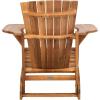 Safavieh PAT6700G Outdoor Collection Mopani Rustic Brown Side Chair(Natural)