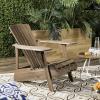 Safavieh PAT6700G Outdoor Collection Mopani Rustic Brown Side Chair(Rustic Brown)