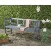 Safavieh PAT6732A Outdoor Collection Brentwood Bench(Ash Grey)
