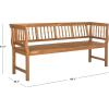 Safavieh PAT6732A Outdoor Collection Brentwood Bench(Natural)
