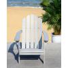 Safavieh PAT7027A Outdoor Collection Topher Teak Adirondack Chair(Grey)