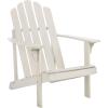 Safavieh PAT7027A Outdoor Collection Topher Teak Adirondack Chair(White)