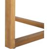 Safavieh PAT7036A Outdoor Collection Wales Round 47.24″ Dining Table, Teak