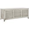 Safavieh PAT7038A Outdoor Collection Elina Teak 47.2″ Cushion Deck Box(Gray)