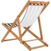 Safavieh PAT7040A SET2 Outdoor Collection Loren Teak(Natural / Black Stripe)