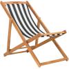 Safavieh PAT7040A SET2 Outdoor Collection Loren Teak(Natural / Black Stripe)