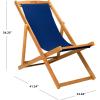 Safavieh PAT7040A SET2 Outdoor Collection Loren Teak(Natural / Navy)