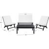 Safavieh PAT7044A Collection Chaston Teak(Black/Beige)