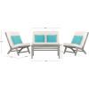 Safavieh PAT7044A Collection Chaston Teak(Grey/Beige Soild)